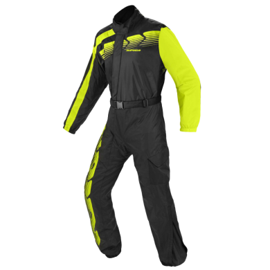 Tuta Touring Rain Flux Nero Giallo