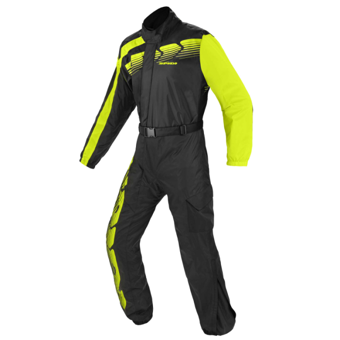 Tuta Touring Rain Flux Nero Giallo