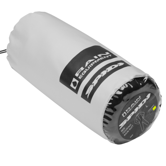 Tuta Touring Rain Flux Nero Giallo