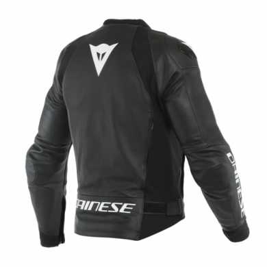 Jacket Sport Pro Leather Black White
