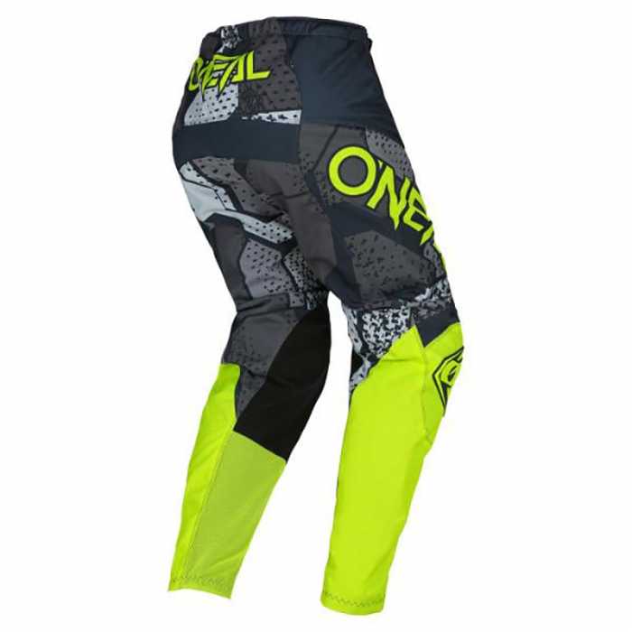 Pantalone Element Racewear V22 Camo Grigio Giallo