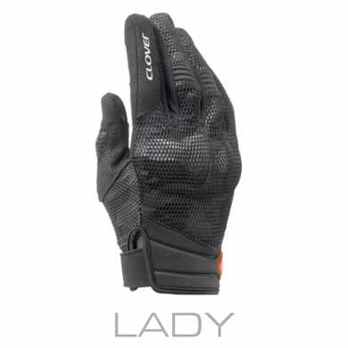 Glove Storm Lady Black Grey Tex