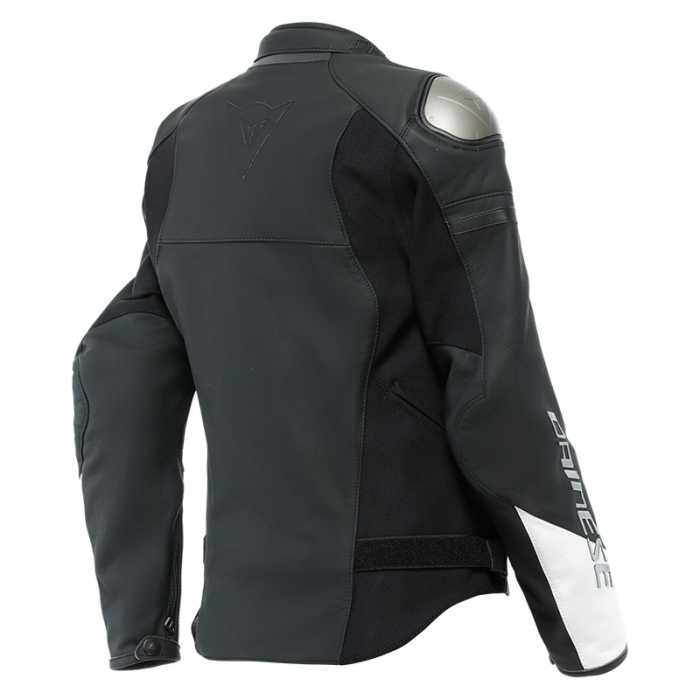 Jacket Rapida Lady Leather Black White