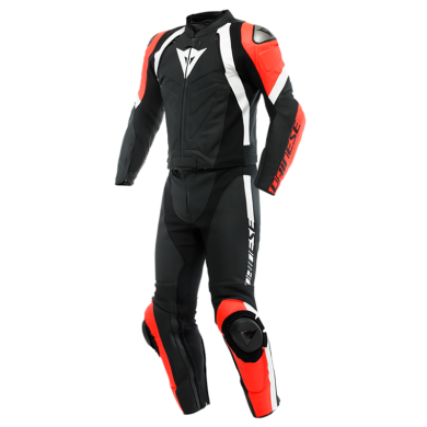 Suit Avro 4 2 Pc Black Fluo Red White