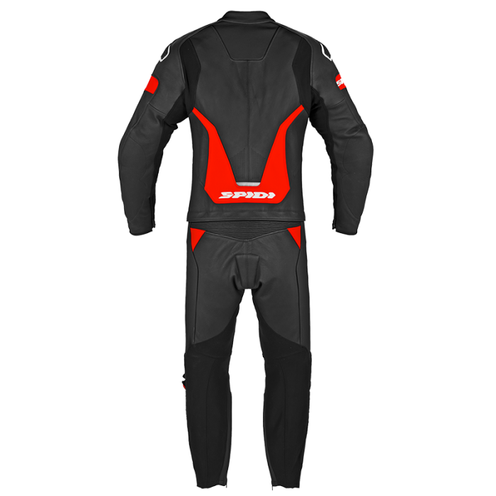 Leather suit Laser Touring Black Red