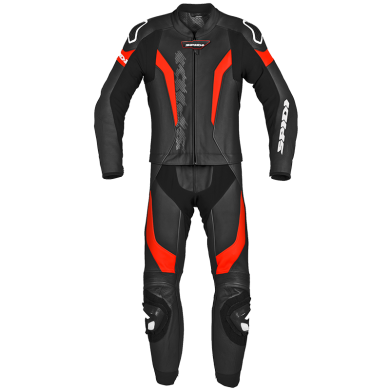 Tuta Laser Touring Nero Rosso