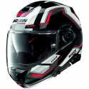 Casco N100-5 Upwind N-com Bianco Rosso