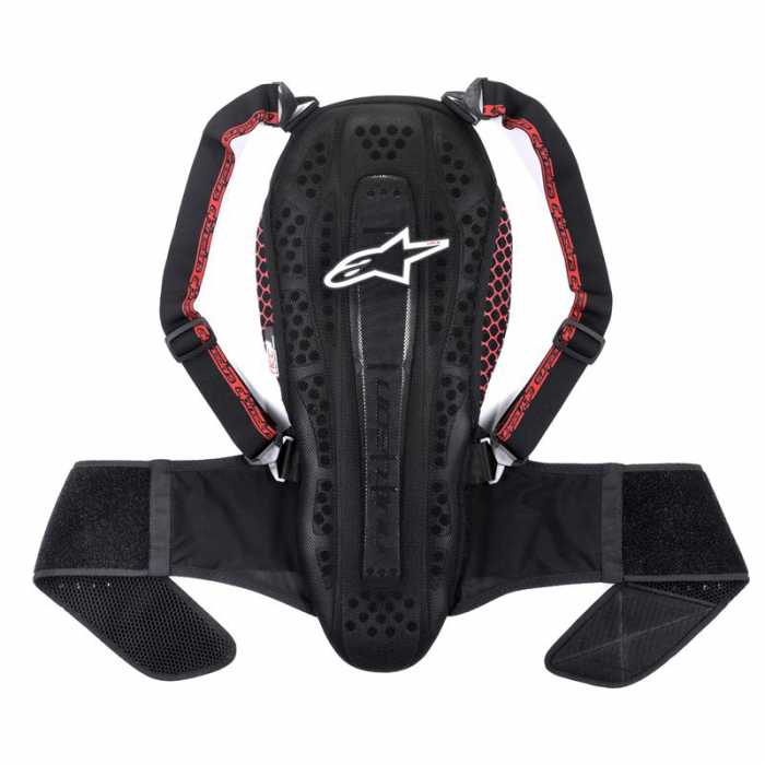 Back protector NUCLEON KR-2 Black Red