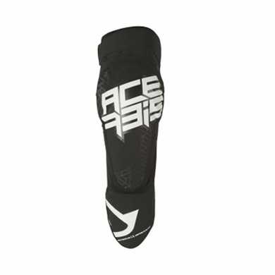 X-Zip Knee Guard Black White