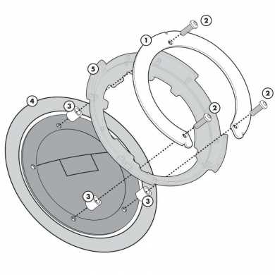 Flange Tanklock BF24 YAMAHA
