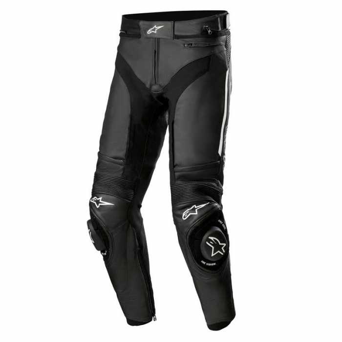 Pant Missile V3 leather Black White