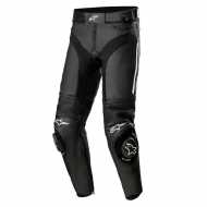Pantalone Missile V3 pelle Nero Bianco