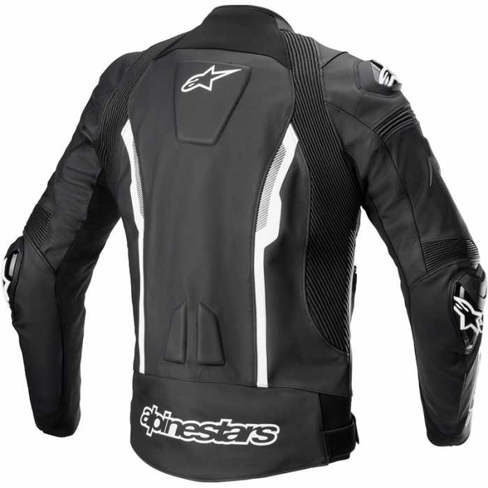 Jacket Missile V2 leather Black White
