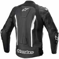 Jacket Missile V2 leather Black White