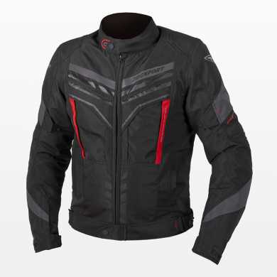 Jacket Predator Wp Lady Anthracite Red Black