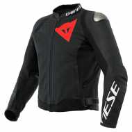Jacket Sport Pro Leather Black White