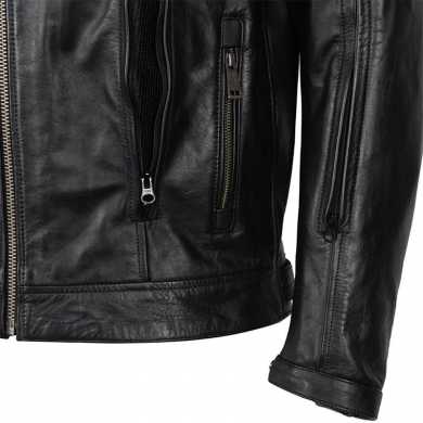 Jacket Vento Air Leather Black