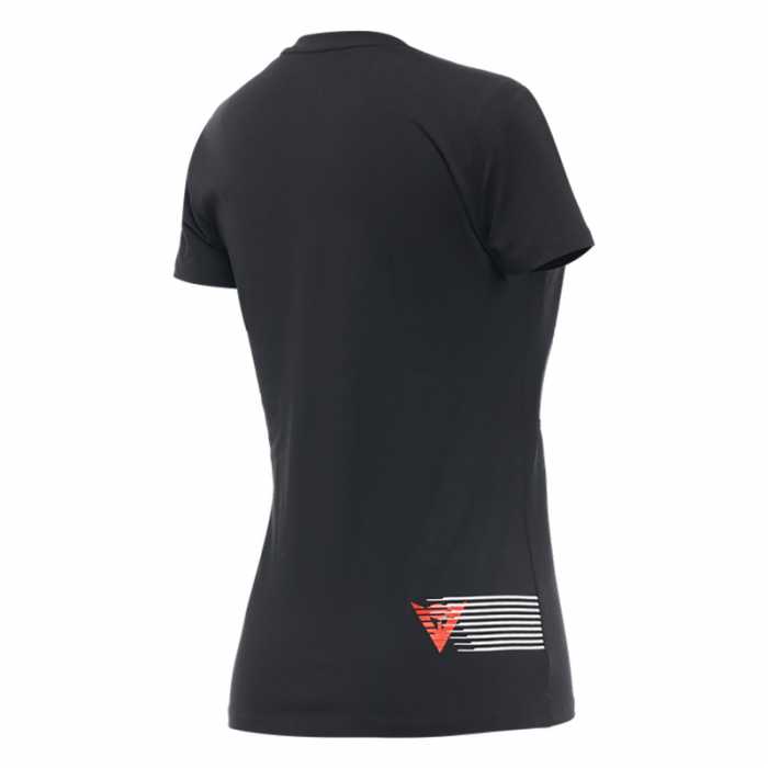 T-shirt Logo Lady Black Red