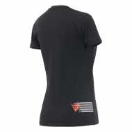 T-shirt Logo Lady Black Red