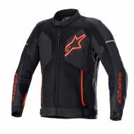 Jacket Viper V3 tex Black Fluo Red
