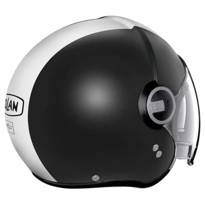 Casco N21 Visor Dolce Vita Nero Bianco