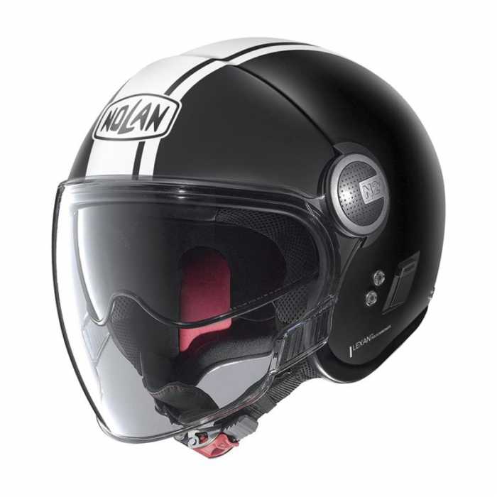 Casco N21 Visor Dolce Vita Nero Bianco