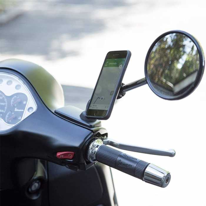 Supporto per specchietto retrovisore per moto Supporto per specchietto retrovisore per scooter per motocicletta GPS 