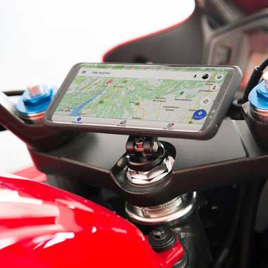 Smartphone Holder MOTO STEM MOUNT attachment for steering head