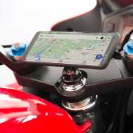Supporto porta smartphone MOTO STEM MOUNT attacco per canotto di sterzo