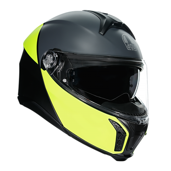 Helmet Tourmodular Balance Matt Yellow Black Anthracite