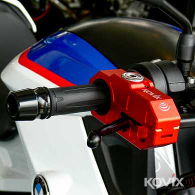 Brake lever lock with alarm