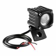 Faro ausiliario quadrato 10W 1 Led Luce Focalizzata