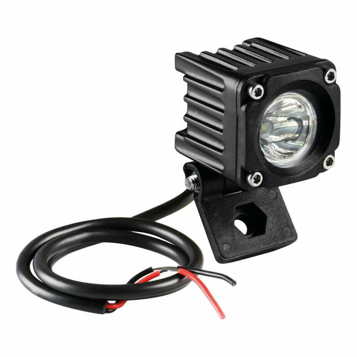 Square auxiliary spotlight 10W 1 Led Focused Light