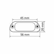 Luce Targa 4 Led SMD Bianca