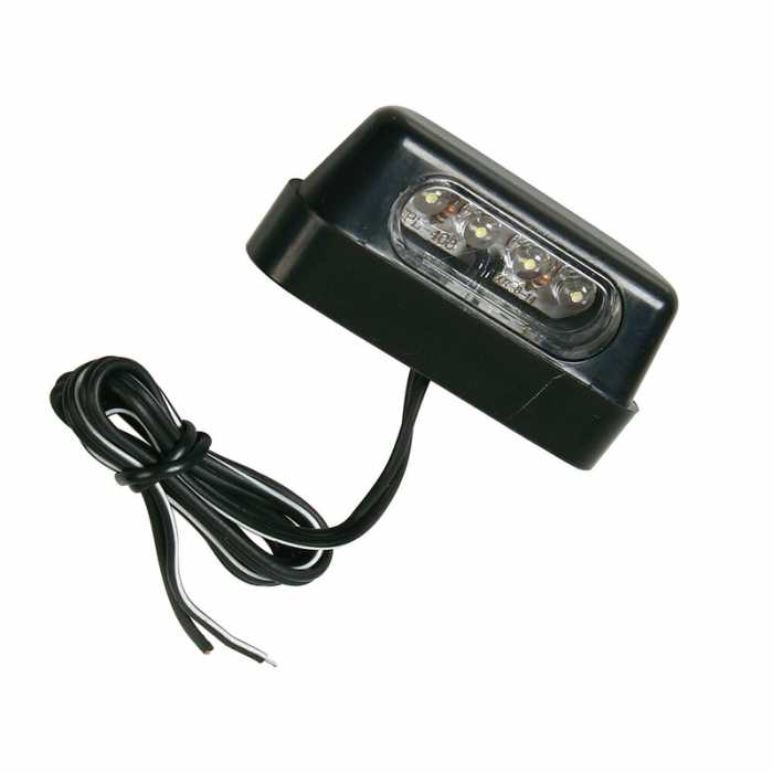 License plate light 4 Led SMD White