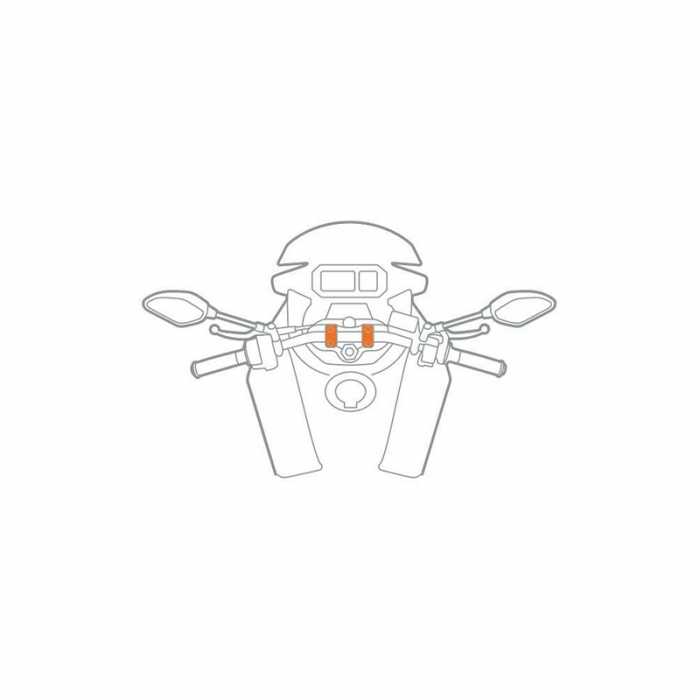 M8 screw and riser mount Optiline