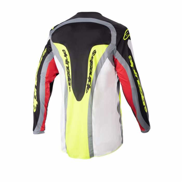 Maglia Fluid Agent Nero Rosso Giallo Fluo