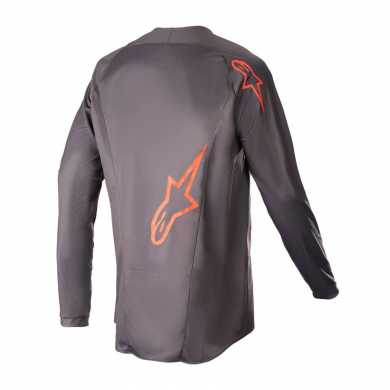 Maglia Fluid Lurv Grigio Neon Rosso