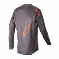 Maglia Fluid Lurv Grigio Neon Rosso