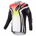 Maglia Racer Semi Jersey Nero Multicolor