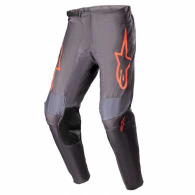 Pantalone Fluid Lurv Grigio Neon Rosso