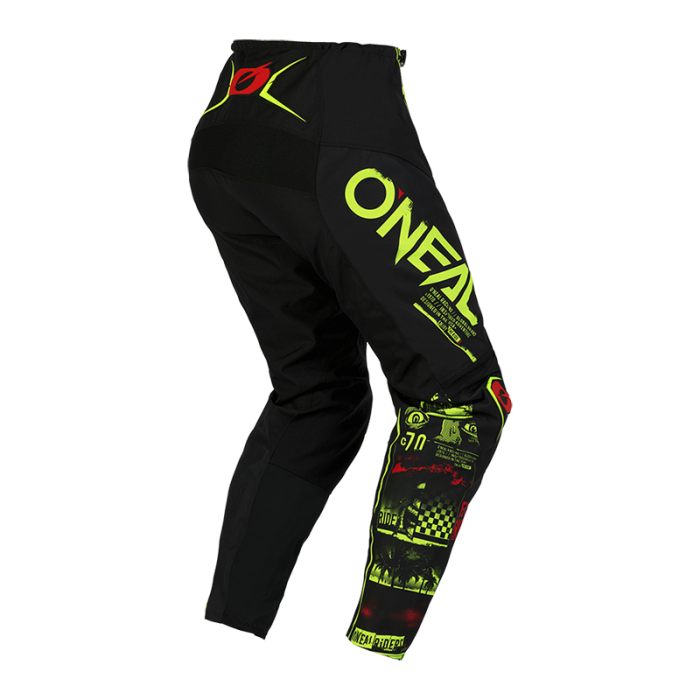 Pant Element Attack V23 Black Yellow