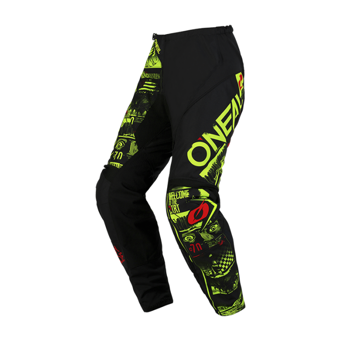 Pant Element Attack V23 Black Yellow