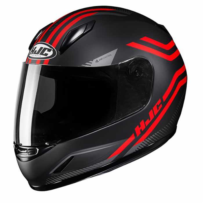 Casco CL-Y Strix Nero Rosso