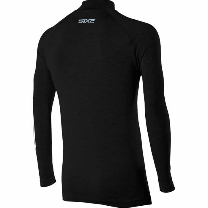 Underwear Merino Wool turtleneck jersey TS3 Black