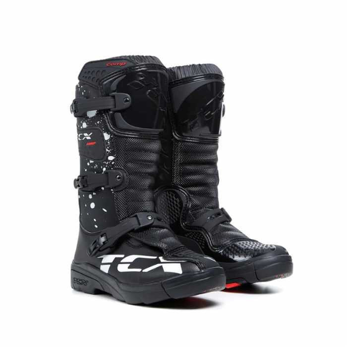 Stivali Comp KID Nero Bianco