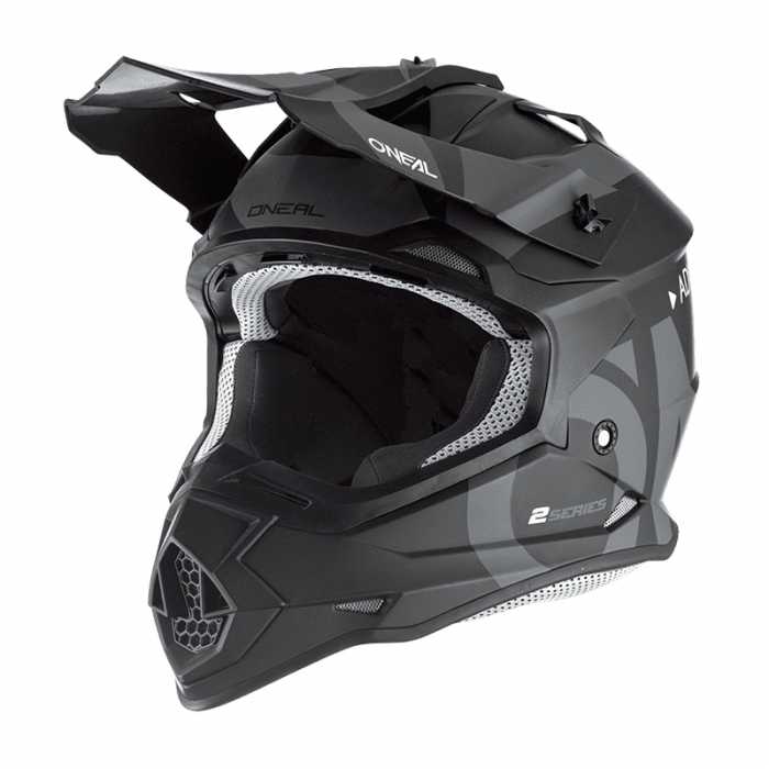 Casco 2Srs Slick V.23 Nero Grigio Opaco