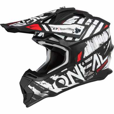 Casco 2Srs Glitch V.23 Nero Bianco Opaco
