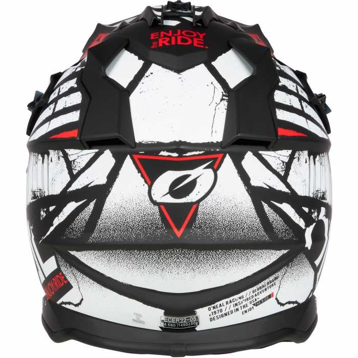 Helmet 2Srs Glitch V.23 Matt Black White
