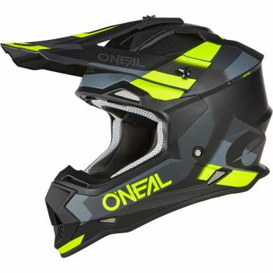 Casco 2Srs Spyde V.23 Grigio Giallo Opaco